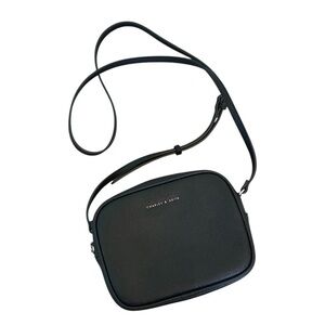 Charles & Keith Black Crossbody Bag